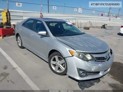 2012 Toyota Camry Se VIN 4T1BF1FK7CU095493 фото 2