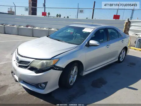2012 Toyota Camry Se VIN 4T1BF1FK7CU095493 фото 3
