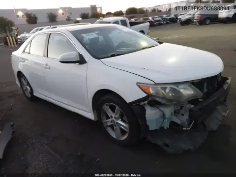 2013 Toyota Camry Se VIN 4T1BF1FK8DU688894 фото 2