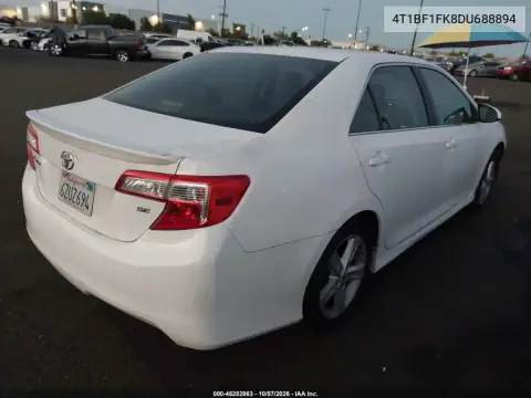 2013 Toyota Camry Se VIN 4T1BF1FK8DU688894 фото 5