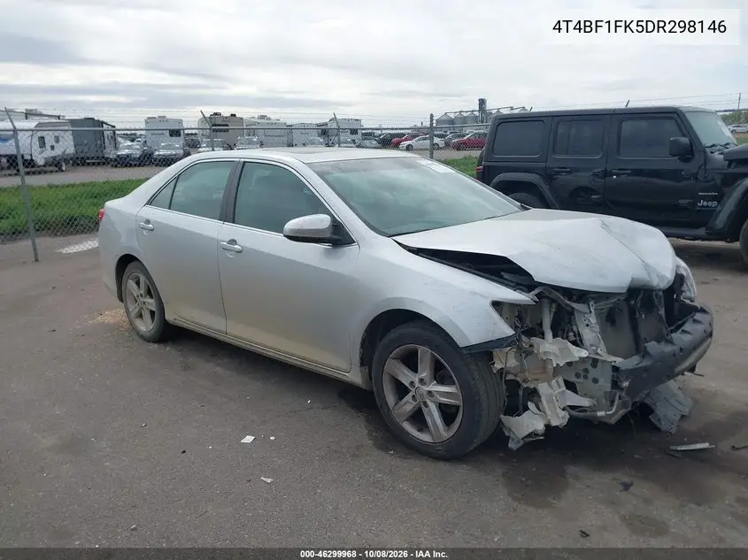 2013 Toyota Camry Xle VIN 4T4BF1FK5DR298146 фото 2