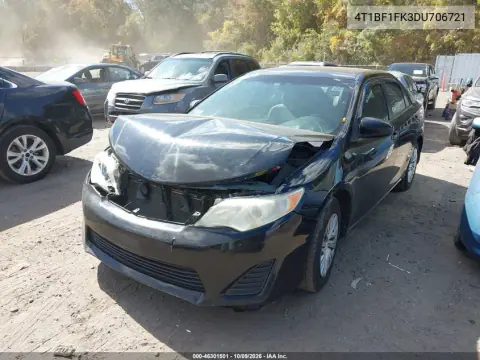 2013 Toyota Camry Le VIN 4T1BF1FK3DU706721 фото 3