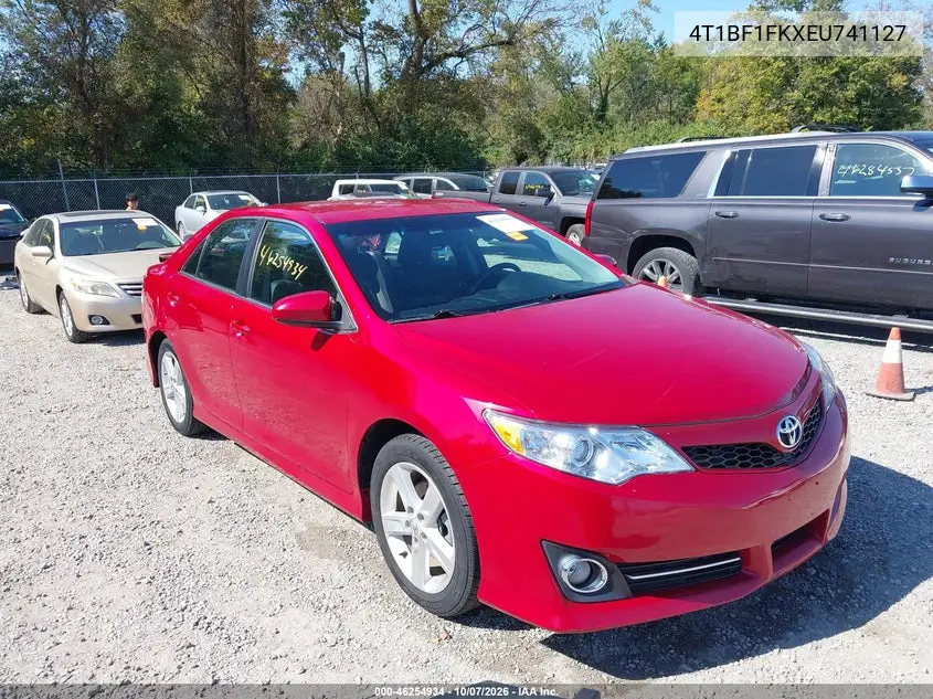 2014 Toyota Camry Se VIN 4T1BF1FKXEU741127 фото 2