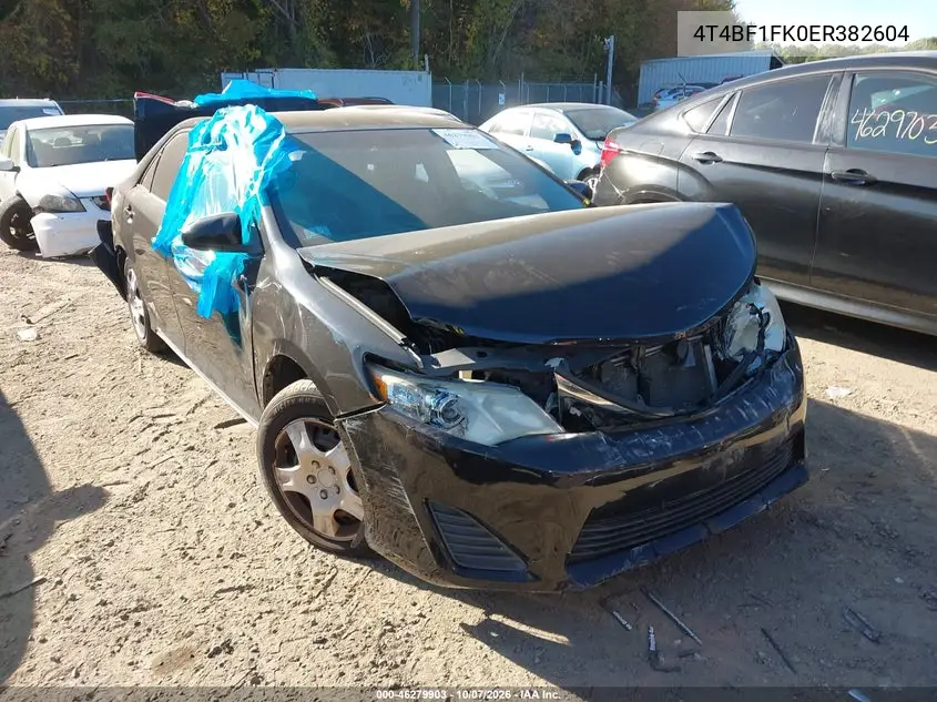 2014 Toyota Camry Le VIN 4T4BF1FK0ER382604 фото 1