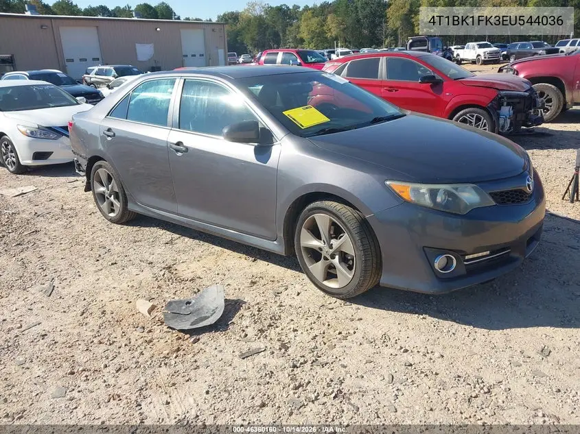 4T1BK1FK3EU544036 — 2014 Toyota Camry, фото 2 с аукциона IAAI, Задняя часть