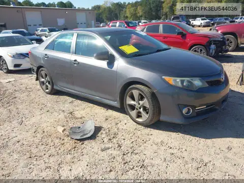 4T1BK1FK3EU544036 — 2014 Toyota Camry, Задняя часть, фото до ремонта