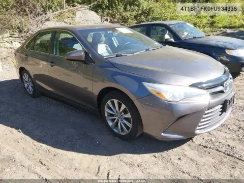 4T1BF1FK0FU934338 — 2015 Toyota Camry, Передний левый, фото до ремонта