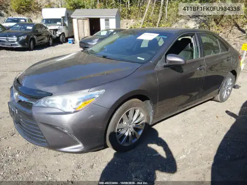 2015 Toyota Camry Xle VIN 4T1BF1FK0FU934338 фото 3