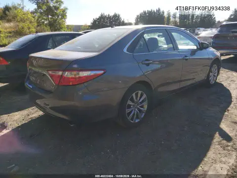 2015 Toyota Camry Xle VIN 4T1BF1FK0FU934338 фото 5
