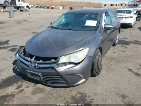 2015 Toyota Camry Hybrid Le VIN 4T1BD1FK9FU159544 фото 2
