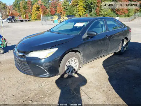 2015 Toyota Camry Le VIN 4T4BF1FK0FR449090 фото 2