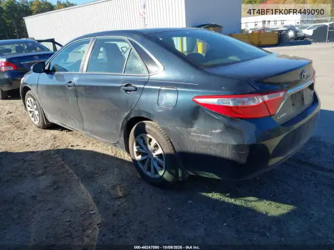 2015 Toyota Camry Le VIN 4T4BF1FK0FR449090 фото 3