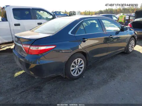 2015 Toyota Camry Le VIN 4T4BF1FK0FR449090 фото 4