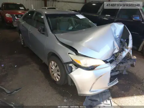 4T4BF1FK5FR502348 — 2015 Toyota Camry, Передняя часть, фото до ремонта