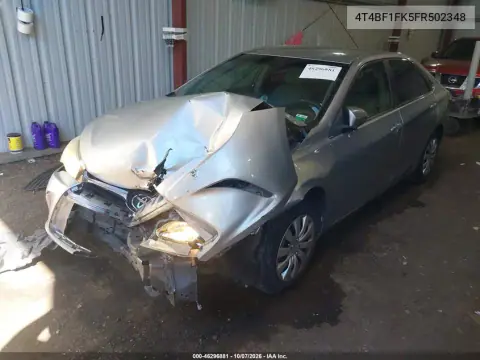 2015 Toyota Camry Le VIN 4T4BF1FK5FR502348 фото 2