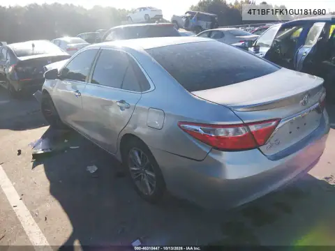 2016 Toyota Camry Se VIN 4T1BF1FK1GU181680 фото 3