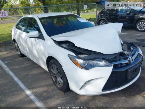 2016 Toyota Camry Se VIN 4T1BF1FK7GU200135 фото 1