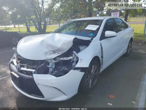2016 Toyota Camry Se VIN 4T1BF1FK7GU200135 фото 2