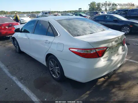 2016 Toyota Camry Se VIN 4T1BF1FK7GU200135 фото 3