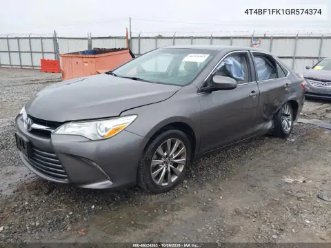 2016 Toyota Camry Xle VIN 4T4BF1FK1GR574374 фото 3