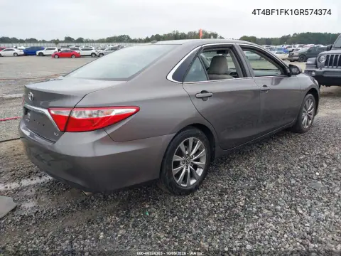 2016 Toyota Camry Xle VIN 4T4BF1FK1GR574374 фото 5