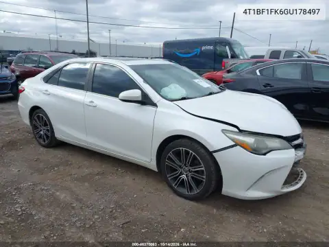 4T1BF1FK6GU178497 — 2016 Toyota Camry, фото 2 с аукциона IAAI, Передняя часть