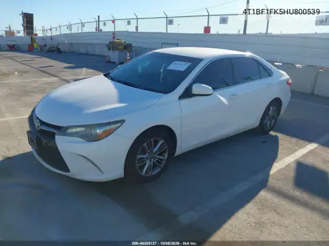 2017 Toyota Camry Se VIN 4T1BF1FK5HU800539 фото 3