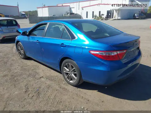 2017 Toyota Camry Se VIN 4T1BF1FK1HU757592 фото 3