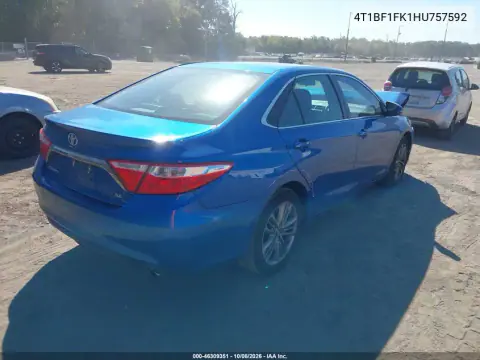 2017 Toyota Camry Se VIN 4T1BF1FK1HU757592 фото 4
