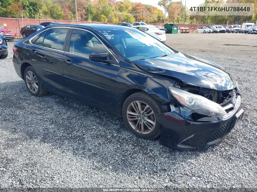 2017 Toyota Camry Se VIN 4T1BF1FK6HU788448 фото 2