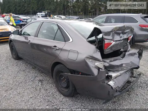 2017 Toyota Camry Le VIN 4T1BF1FK6HU281243 фото 4