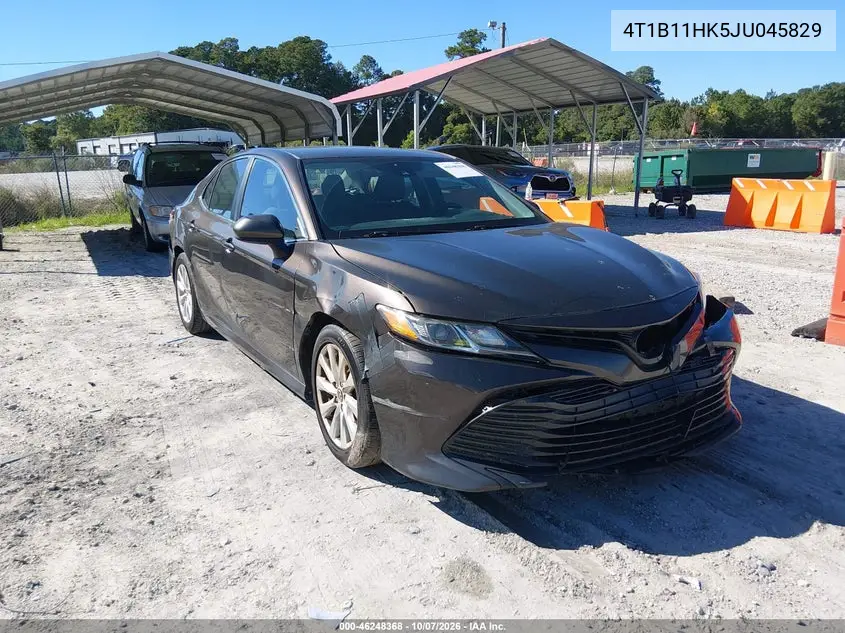 2018 Toyota Camry Le VIN 4T1B11HK5JU045829 фото 1