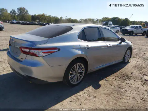 2018 Toyota Camry Xle VIN 4T1B11HK2JU106635 фото 5