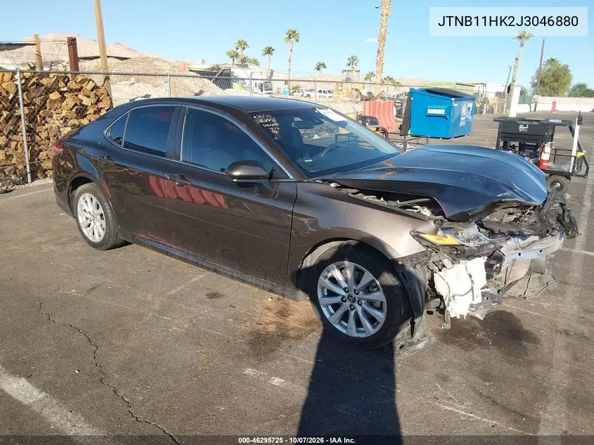 2018 Toyota Camry Le VIN JTNB11HK2J3046880 фото 1