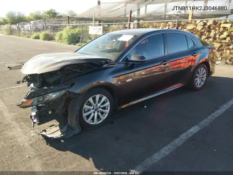 2018 Toyota Camry Le VIN JTNB11HK2J3046880 фото 2