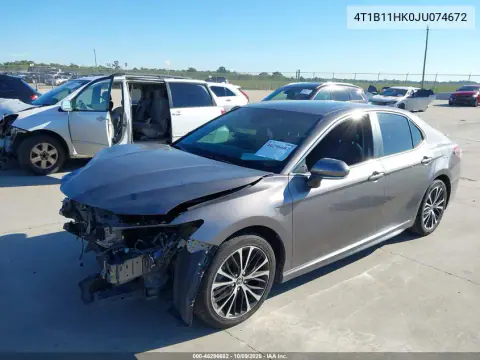 2018 Toyota Camry Se VIN 4T1B11HK0JU074672 фото 3