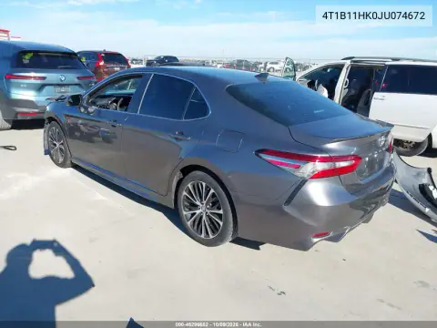 2018 Toyota Camry Se VIN 4T1B11HK0JU074672 фото 4