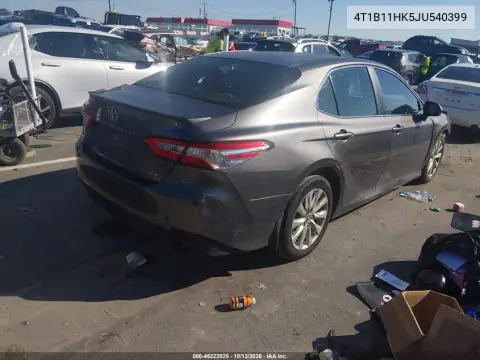 4T1B11HK5JU540399 — 2018 Toyota Camry, фото 5 с аукциона IAAI, Передняя часть