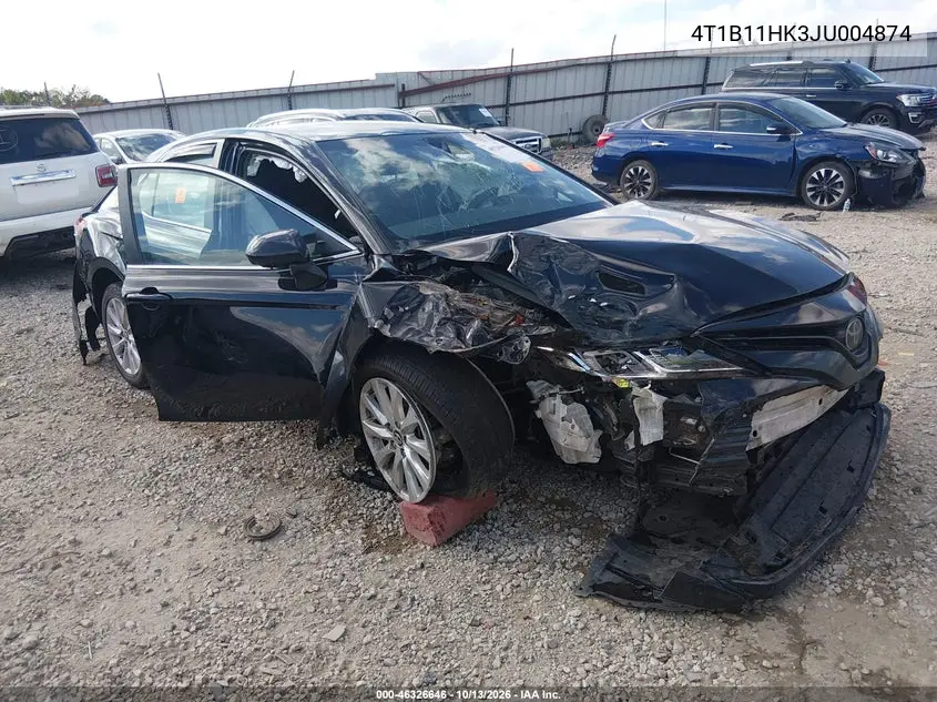 2018 Toyota Camry Le VIN 4T1B11HK3JU004874 фото 1