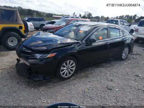 2018 Toyota Camry Le VIN 4T1B11HK3JU004874 фото 2