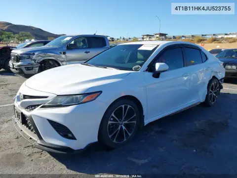 4T1B11HK4JU523755 — 2018 Toyota Camry, фото 3 с аукциона IAAI, Сзади слева