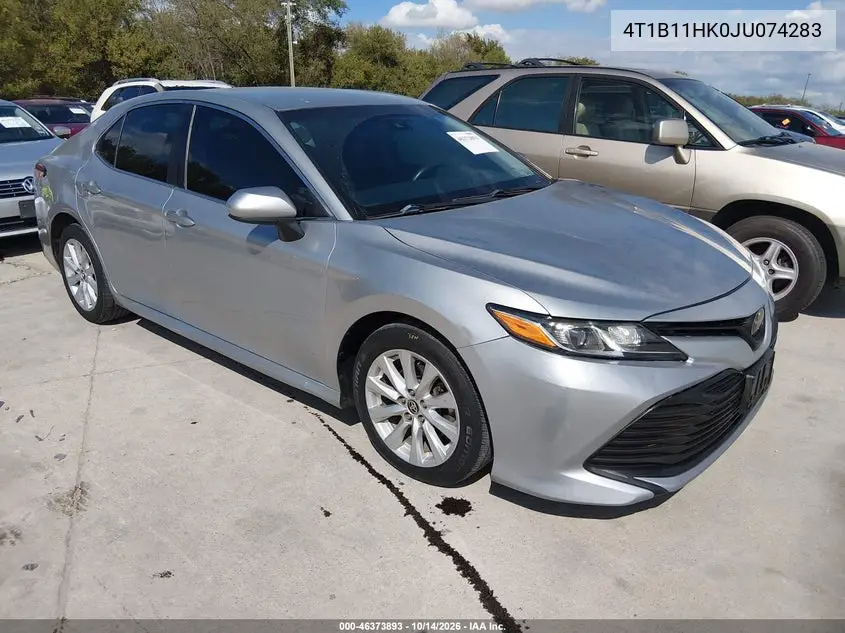 4T1B11HK0JU074283 — 2018 Toyota Camry, фото 2 с аукциона IAAI, Передняя часть