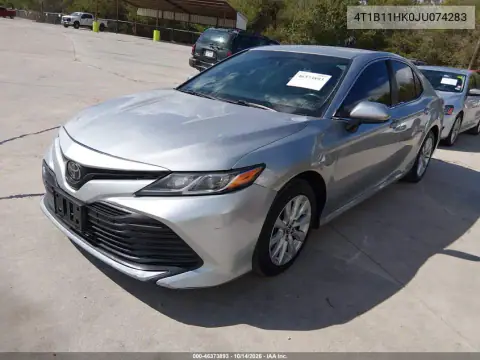 4T1B11HK0JU074283 — 2018 Toyota Camry, фото 3 с аукциона IAAI, Передняя часть