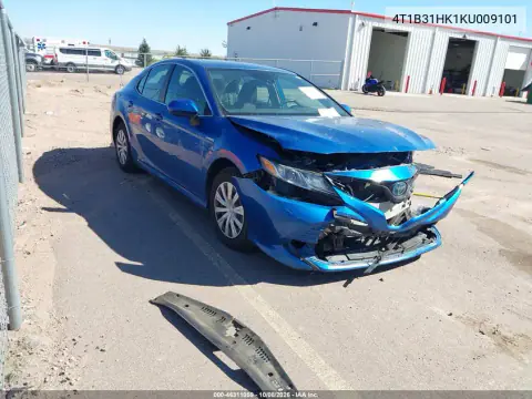 2019 Toyota Camry Hybrid Le VIN 4T1B31HK1KU009101 фото 2