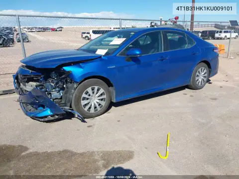 2019 Toyota Camry Hybrid Le VIN 4T1B31HK1KU009101 фото 3