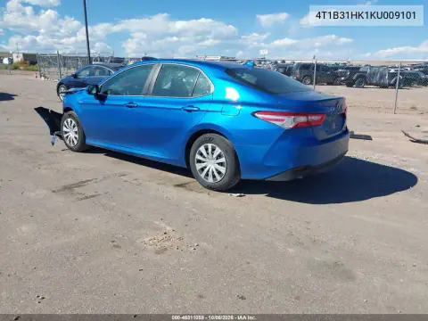 2019 Toyota Camry Hybrid Le VIN 4T1B31HK1KU009101 фото 4