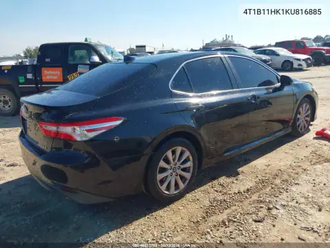 4T1B11HK1KU816885 — 2019 Toyota Camry, фото 5 с аукциона IAAI, Передняя часть