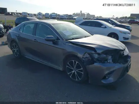 2019 Toyota Camry Se VIN 4T1B11HK3KU728811 фото 2