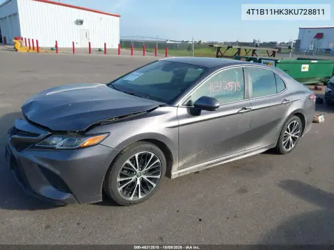 2019 Toyota Camry Se VIN 4T1B11HK3KU728811 фото 3