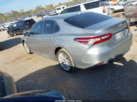 2019 Toyota Camry Xle VIN 4T1B11HK7KU813781 фото 3
